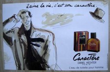 Publicité Papier - Eau De Toilette "Caractère" De Daniel Hechter De 1989