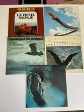 Lot de 5 Vinyles de Vangelis Papathanassiou ...synthétiseur analogique Ambient