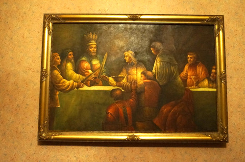 Tableau peinture huile sur - peinture,