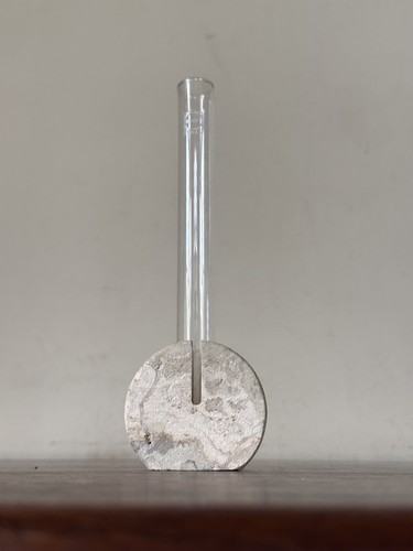Vase travertin vintage - en,