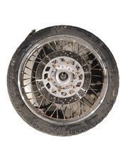 ROUE AVANT COMPLÈTE À RAYONS