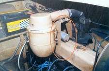 WW2 GERMAN ARMY WEHRMACHT OPEL BLITZ 6700A 4X4 SUPPORT DE FILTRE A AIR