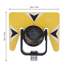 Prisme Arpentage Jaune à Inclinaison Unique ABS 5/8 X 11 Verre