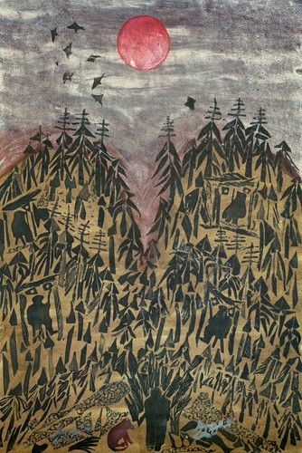 Art brut ange boaretto grand - boaretto,