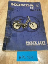 Honda Amigo PF50M PF 50 parts list liste catalogue pièce détachée PF50 M