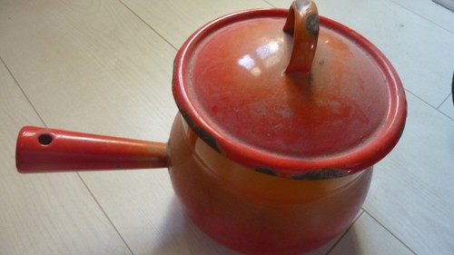 Ancien pot émaillé - ancien,