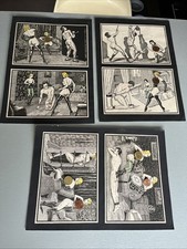 Lot 6 Planche Ancienne Dessin Gravure ? Erotique Couple Trio Nu Nue Sm Bdsm Nude
