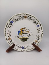 Assiette en Faïence Signée Jean Paulet – Peinte à la main – XXème siècle