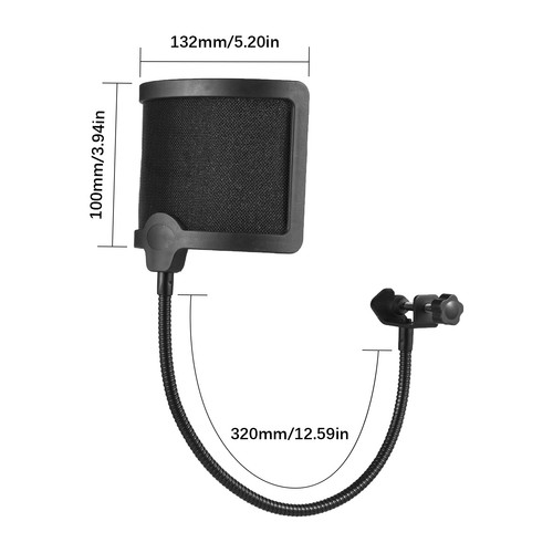 Filtre anti pop avec - u,