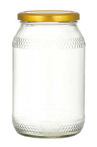 Verres miel relief - miel, en