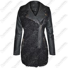 Manteau noir femme boucle - noir,