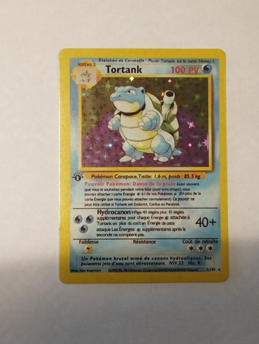 Carte pokémon tortank - carte, tortank 