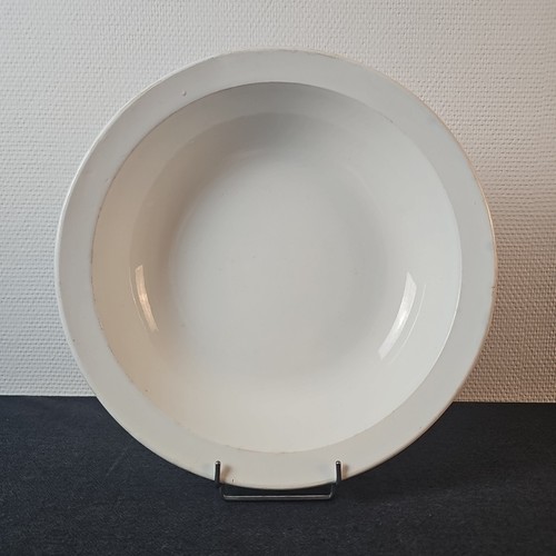Plat faïence ancienne - plat, blanche