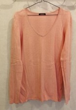 Pull coton rose saumon col argenté T40 Promod  (2201027) 