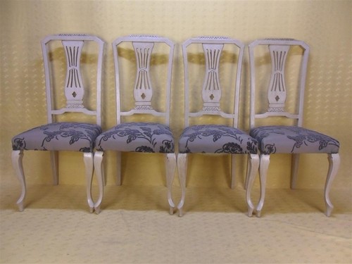 Chaises style chippendale - 4,