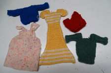 Vintage,lot pulls ,robes Barbie Mattel ,Tressy ,Mily ,Francie , tricot main