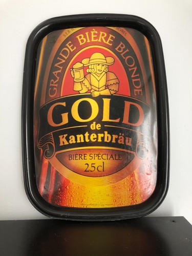 Plateau tôle gold - gold, de