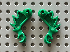 2 x bras LEGO Dragon / Dinosaur Arm Right & Left ref 6127 6128 / Set 6076 6056..