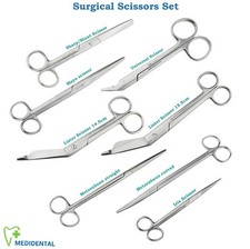 Chirurgical Ciseaux Universal, Lister Bandage Iris Scissors Tissue dissecting CE