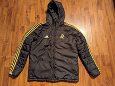 Doudoune ADIDAS "Real Madrid 2019-2020" (XXL/Noire et Dorée)