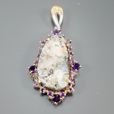 Pendentif fait main 35 ct +