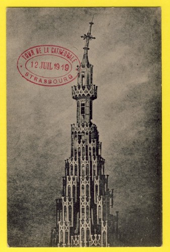 Cpa strasbourg fléche de - fléche,