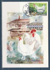 carte 1er jour   la  poule  01000 Bourg en Bresse 2004
