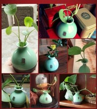 Petit Porcelaine Céramique Main Fleur Vase Chinois Artisanat Vintage Home Décor