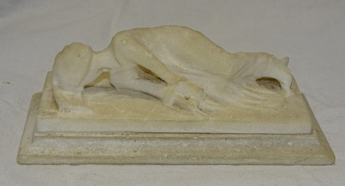 Sujet gisant albatre sainte - -sujet,