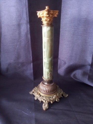 Ancien pied lampe colonne - pied,