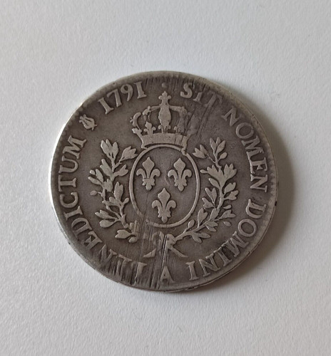 France ecu louis - louis, 1791