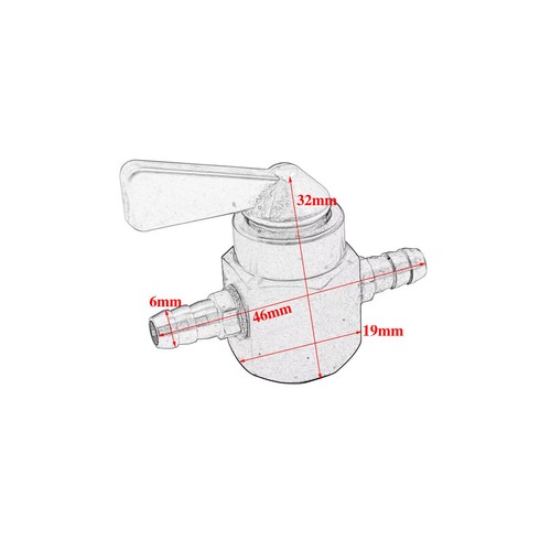 Robinet essence alu cnc moto - robinet,