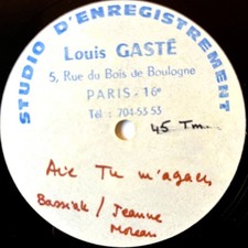 Jeanne Moreau 7" Acetate 1966 Aie Tu M'Agaces - La Mathilde