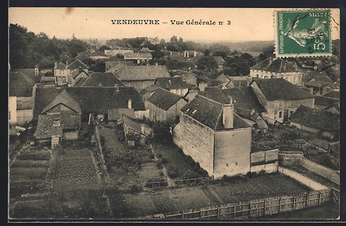 Cpa vendeuvre vue générale - cpa,
