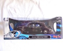 MAISTO - 1/18 - CITROEN - TRACTION - 15/6 - 6 CYLINDRES - 1952 - NOIRE / BLACK