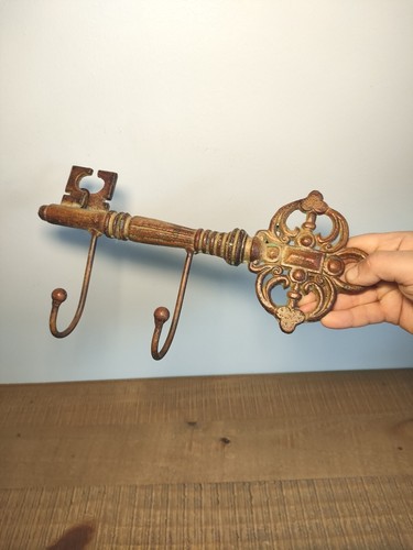 Antique key shaped iron - iron, wall