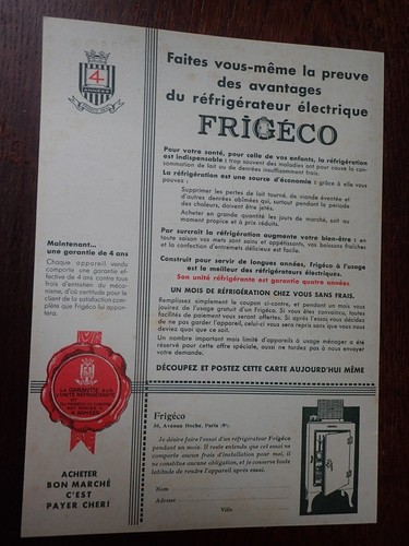 Prospectus réfrigérateur - prospectus,