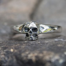 Bague Tête De Mort Souriante