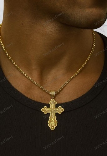 Pendentif croix orthodoxe