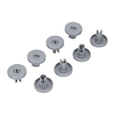 8 pièces de rechange Rouleaux de panier pour lave-vaisselle AEG Electrolux Za...