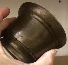 Mortier Bronze XVIIIeme Ancien Pharmacie Apothicaire