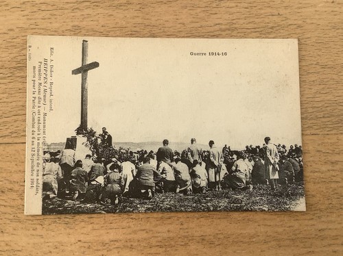 Carte postale ww1 messe - carte, en