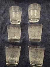 6 verres whisky modèle Rohan Gouvieux en cristal de Baccarat 