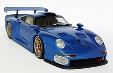 UT Models 1/18 Scale - 180 966600 Porsche 911 GT1 993 Blue Diecast Model Car