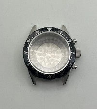 VALJOUX 7751 BOITIER  TYPE MILITAIRE VERRE SAPHIR ETANCHE 10 ATM