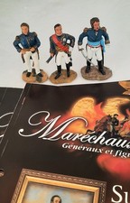 Lot De 3 Soldats En Plomb  HACHETTE Maréchaux D'empire N°16,14,13
