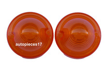 2 ANCIEN CABOCHON ORANGE