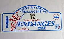 Plaque Rallye Des Endanges