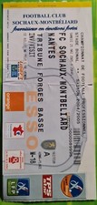 billet FC Sochaux - FC Nantes