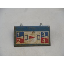 PLAQUE DE VITESSE CHASSIS STAUB CHALLENGER (1) - CHASSIS STAUB CHALLENGER (1)